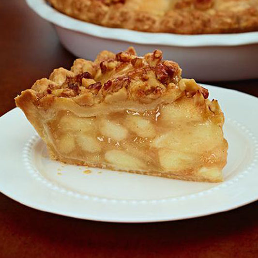 APPLE CARAMEL WALNUT PIE
