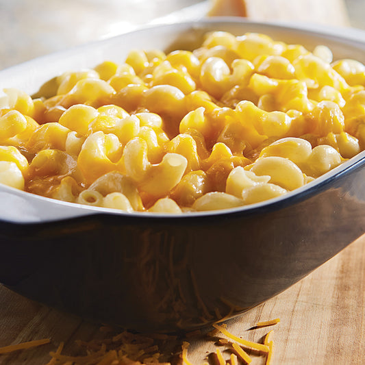 DOUBLE CHEDDAR MACARONI AND CHEESE